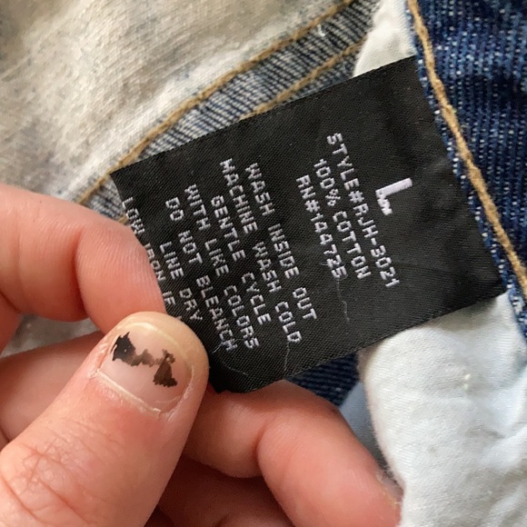 Fashion Nova Retro Bleach Distressed High Rise Skinny Denim Jean Size Large - Picture 9 of 11